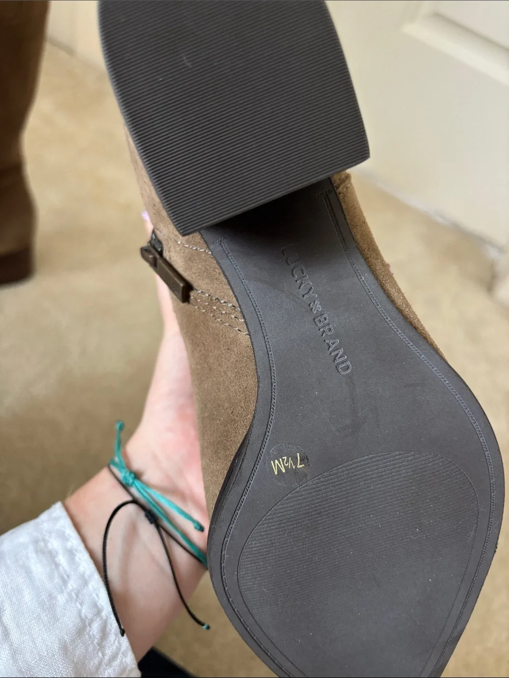 Lucky Brand suede over